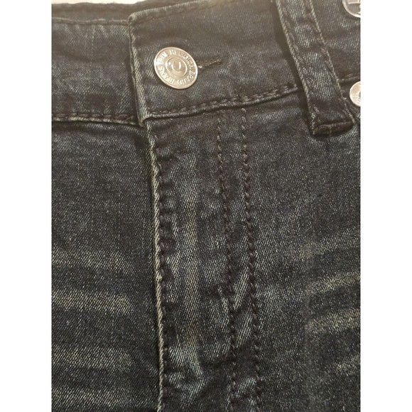 True Religion Geno Flap Big T Relaxed Slim Men's Jeans Indigo Sz-36X32 MSRP-$199 - Picture 3 of 13